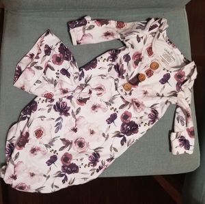 Caden Lane baby gown and baby clothes